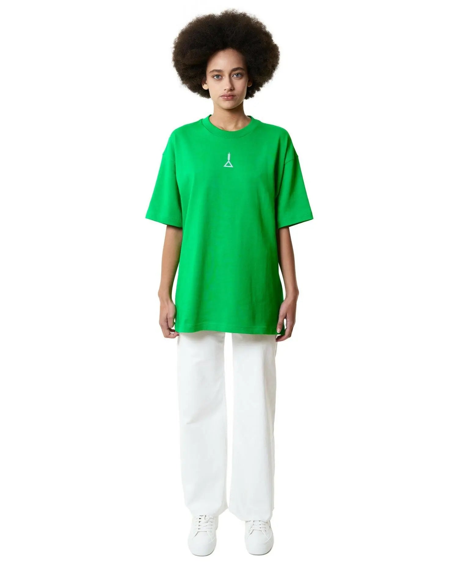 تيشيرت اخضر ساده مناسب للرجال والنساء