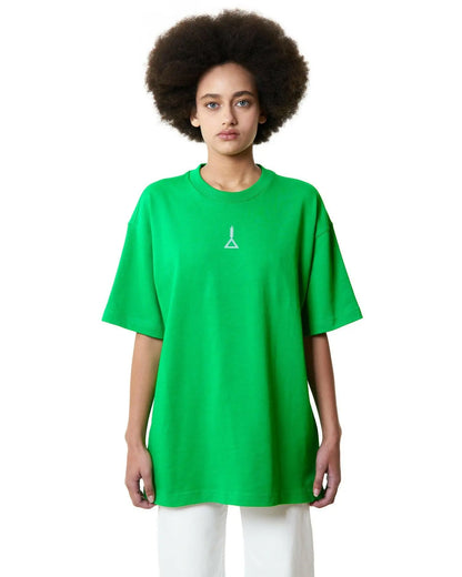 تيشيرت اخضر ساده قطن ناعم ومريح