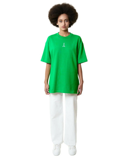 تيشيرت اخضر ساده مناسب للرجال والنساء