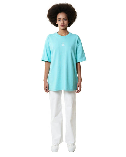 تيشيرت سماوي قطن مناسب للرجال والنساء