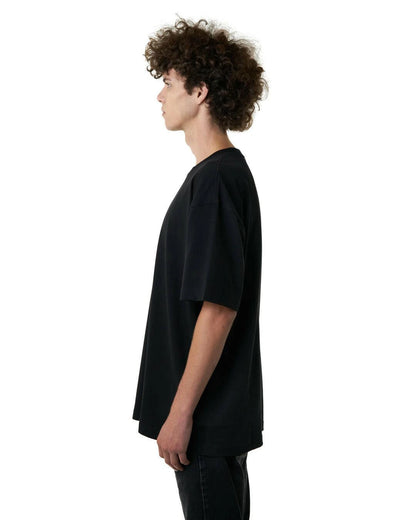 تيشيرت اوفر سايز اسود للجنسين