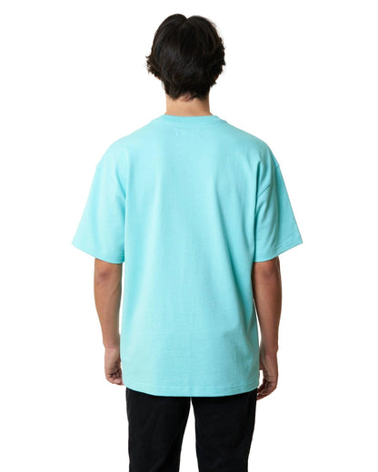 تيشيرت اوفر سايز سماوي سادة وبسيط 