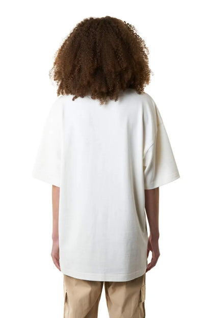 تيشيرت اوف وايت قطن مريح وخفيف للارتداء اليومي