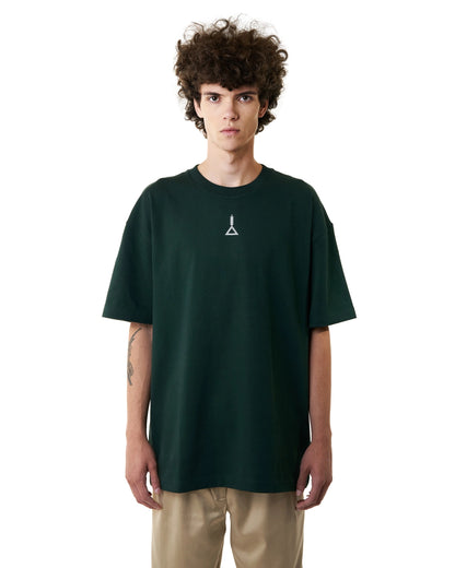 تيشيرت اخضر غامق اوفر سايز من سعودي إيثوس